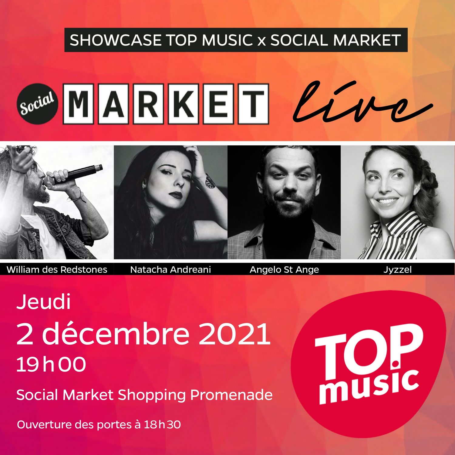 Showcase Social Market Live
